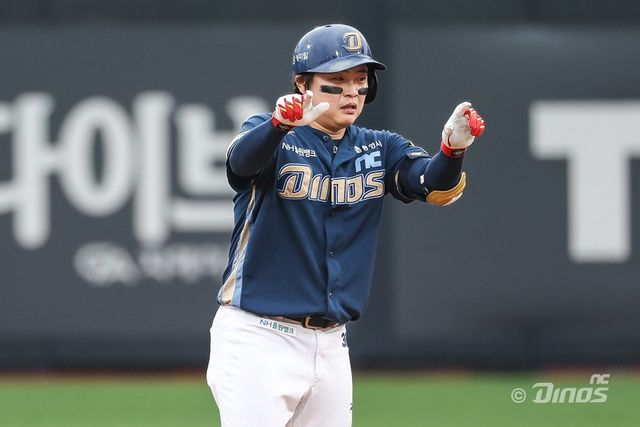 NC는 7일 대구 삼성과 2025 PS WC 2차전을 대비해 권희동을 예비 포수로 준비할 예정이다. 사진제공｜NC 다이노스