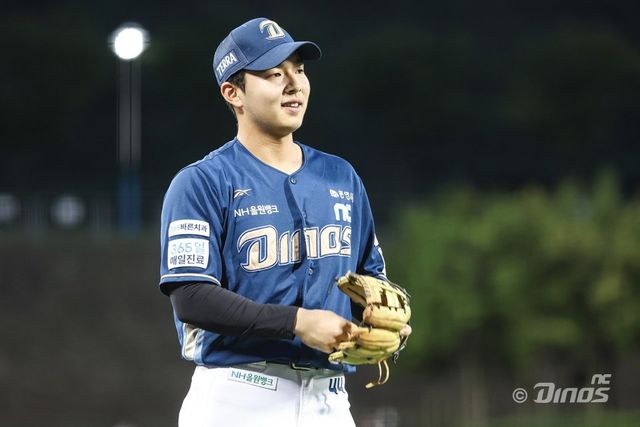 NC는 7일 대구 삼성과 2025 PS WC 2차전을 대비해 김휘집을 예비 포수로 준비할 예정이다. 사진제공｜NC 다이노스