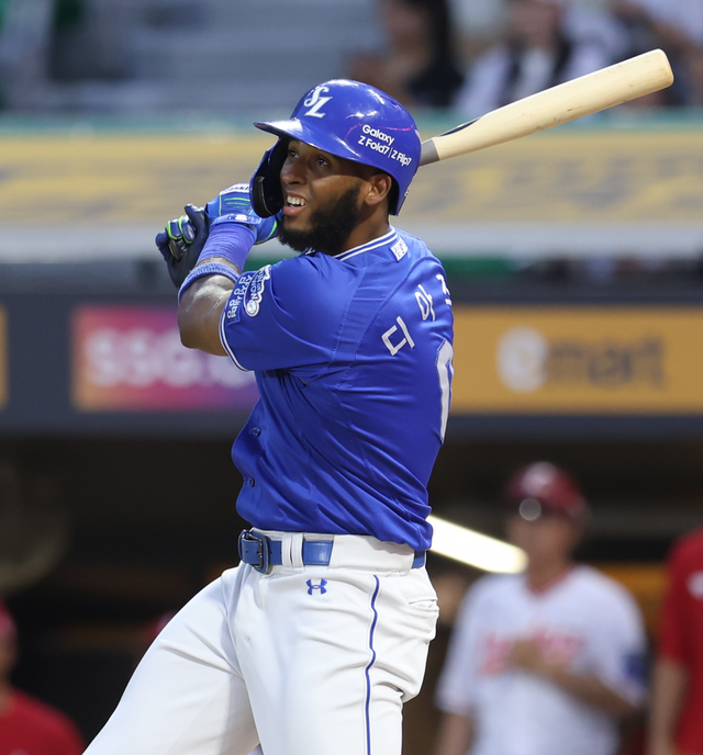 삼성 르윈 디아즈. 사진제공｜삼성 라이온즈