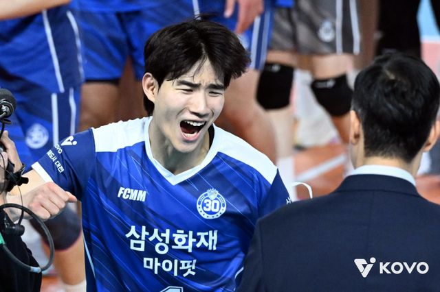 삼성화재 김우진. 사진제공｜KOVO