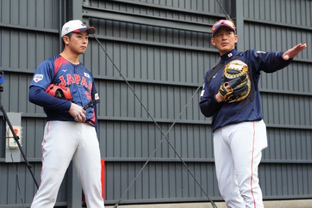 류지현 감독이 이끄는 한국야구대표팀은 15, 16일 도쿄돔에서 일본과 평가전을 치른다. 일본 역시 물러서지 않겠다는 뜻을 전했다. 사진은 한일전에 앞서 훈련하는 일본대표팀. 사진출처｜일본야구대표팀 공식 홈페이지