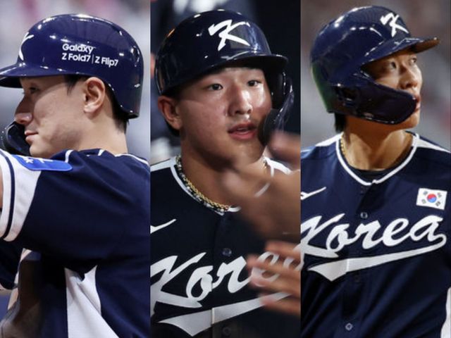 대표팀은 내년 WBC서 좋은 성과를 내는 것이 목표다. 신민재, 안현민, 송성문(왼쪽부터)의 조합과 함께 MLB리거와 김도영 등이 더해지면, 타선은 더욱 강력해질 전망이다. 도쿄｜박정현 기자