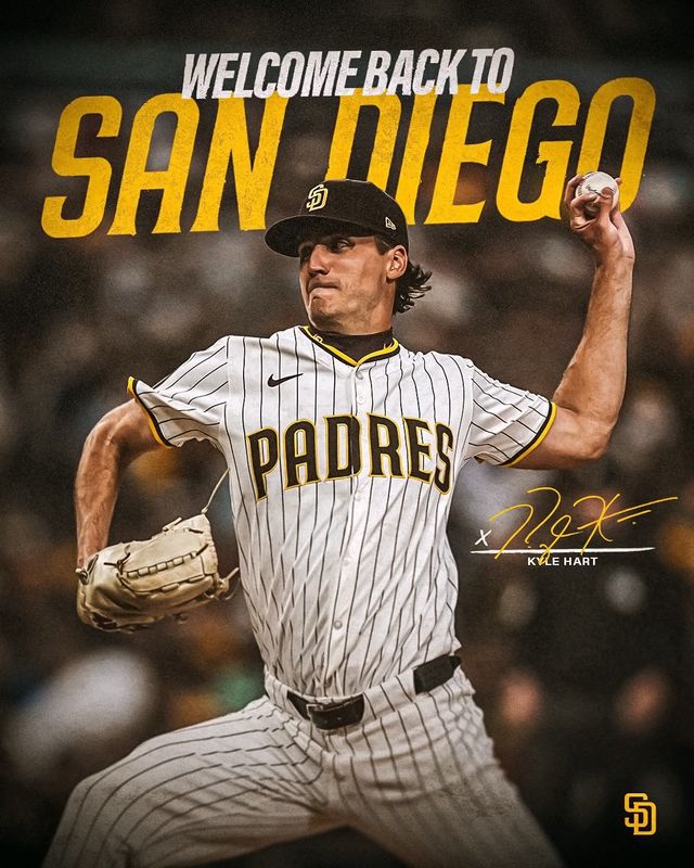 카일 하트. 사진=샌디에이고 파드리스 구단 SNS