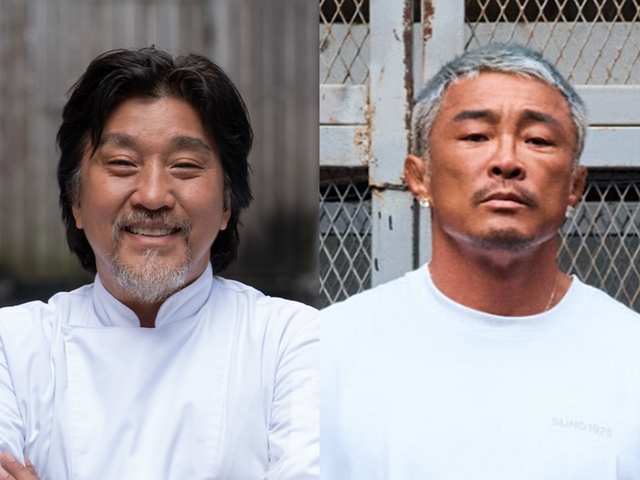 셰프 에드워드 리(왼쪽)와 파이터 추성훈.&nbsp;사진제공｜각 소속사