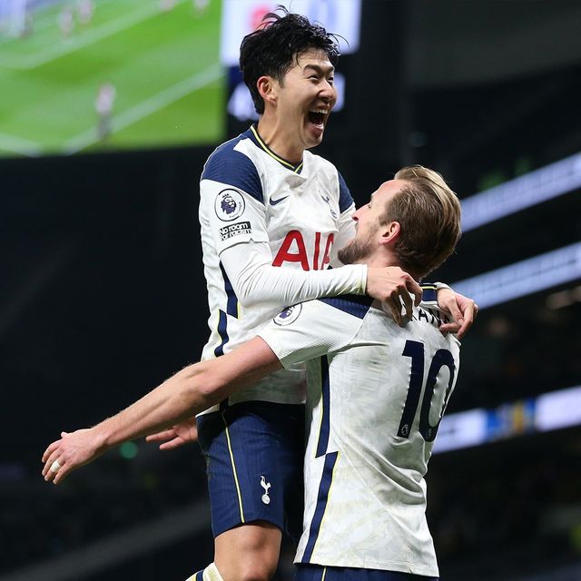 EPL 역대 최고의 공격 콤비로 조명받던 손흥민(왼쪽)과 해리 케인. 사진출처 ｜ 토트넘 홋스퍼 페이스북