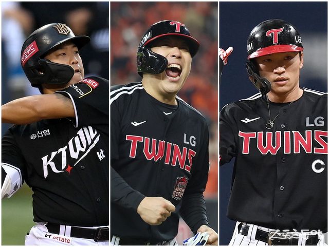 박찬호의 이적이 KT에는 불쏘시개가 될 수 있다. KT가 강백호를 비롯한 내부 FA와 김현수, 박해민(왼쪽부터) 영입에 성공할지 관심이 집중된다. 뉴시스·스포츠동아DB