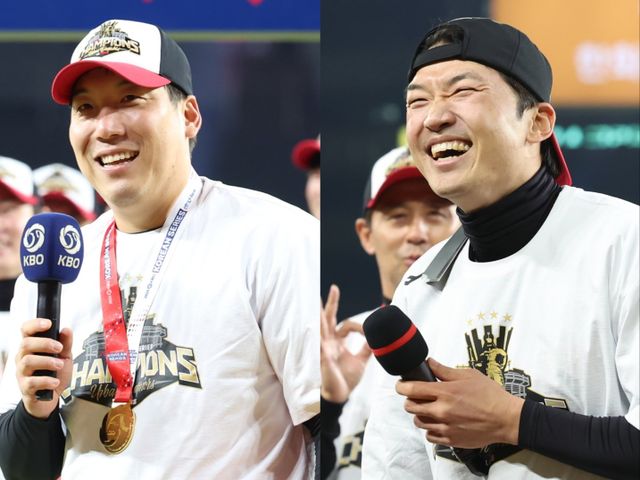 LG 김현수(왼쪽), 박해민은 왕조 구축에 앞장서고 있는 베테랑이다. 이들의 잔류가 팀의 왕조구축에 큰 영향을 미칠 예정이다. 사진제공｜LG 트윈스