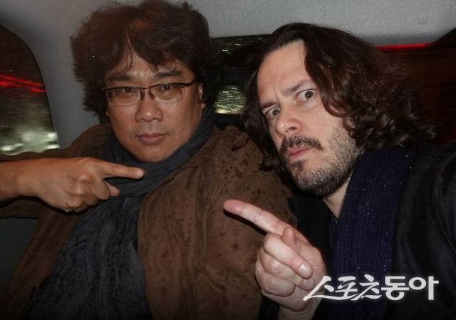 봉준호 감독·에드가 라이트 감독, 사진제공｜롯데엔터테인먼트