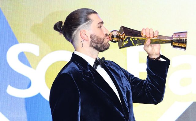 한화 코디 폰세는 24일 롯데호텔월드에서 열린&nbsp; ‘2025 신한 SOL 뱅크 KBO 시상식’서 득표율 76%를 기록하며 리그 MVP로 뽑혔다. 잠실｜뉴시스