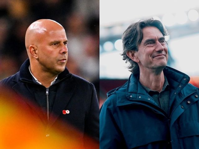 리버풀과 토트넘은 최근 연패로 부진하다. 이 가운데, 아르네 슬롯 리버풀 감독(왼쪽)은 “시즌 내내 이러진 않을 것”이라고 평가했고, 토마스 프랑크 토트넘 감독은 “최근 경기력은 용납할 수 없다”고 밝혔다. 사진출처｜리버풀·토트넘 페이스북