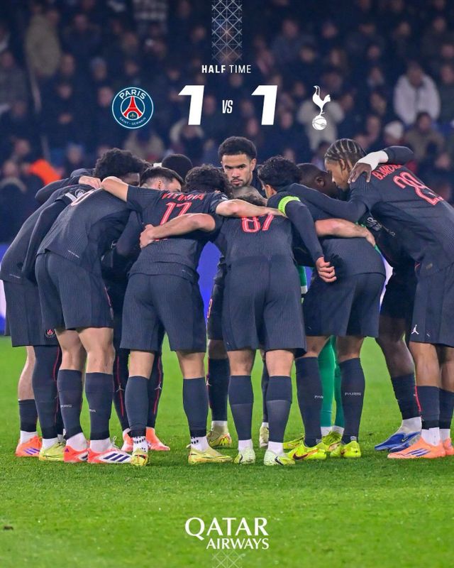 파리 생제르맹(PSG·프랑스)이 26일(한국시간) 파르크 데 프랭스에서 열린 2025~2026시즌 유럽축구연맹(UEFA) 챔피언스리그(UCL) 리그 페이즈 5라운드 홈경기서 토트넘(잉글랜드)을 5-3으로 꺾었다. 사진출처｜PSG 페이스북