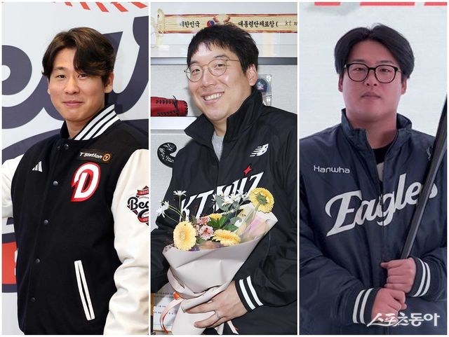 이번 FA 시장에선 예상과 다른 이적 사례가 이어지고 있다. 두산 박찬호, KT 김현수, 한화 강백호(왼쪽부터)의 이적은 이번 시장에서 가장 눈길을 끈 이적 사례들이다. 사진제공｜두산 베어스·KT 위즈·한화 이글스