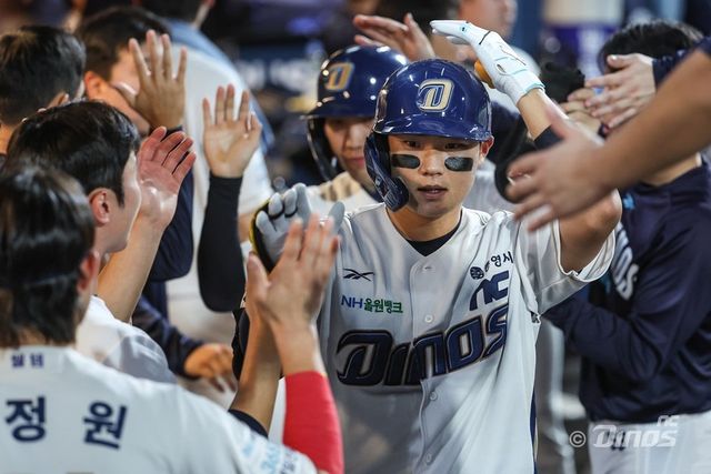 NC 김주원은 2025시즌 최고의 한 해를 보냈다. 특히 공격과 주루에서 성장하며 MLB 진출에 대한 꿈을 키웠다. 사진제공｜NC 다이노스