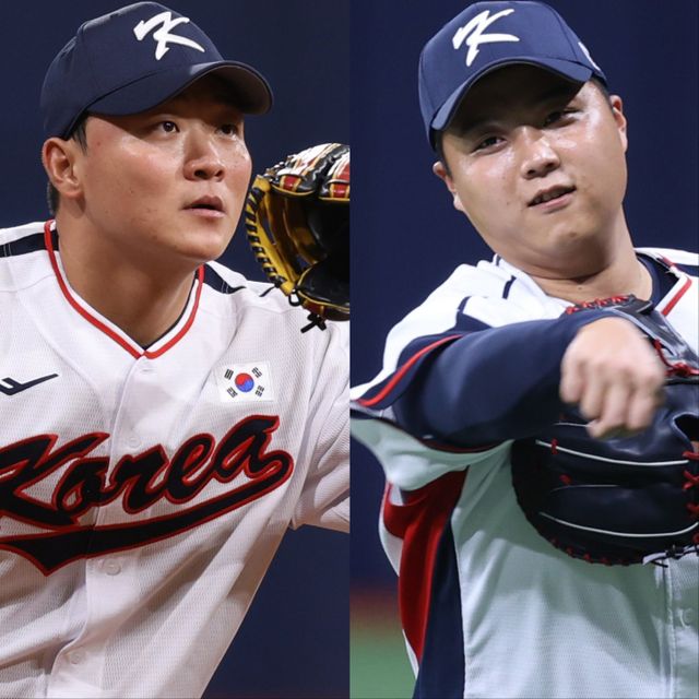 상무 이재원(왼쪽)과 한동희는 나란히 K-베이스볼 시리즈 대표팀에 뽑혔다. 둘은 올해 2군에서 보인 시너지 효과를 대표팀에서도 이어가려 한다. 사진제공｜KBO