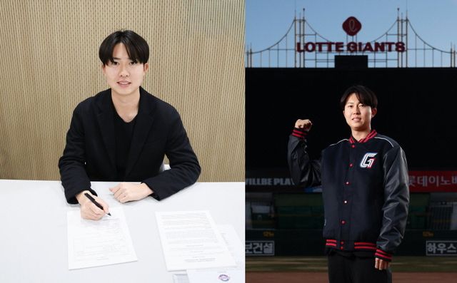 롯데는 12일 일본의 우완투수 교야마 마사야와 15만 달러의 규모의 아시아쿼터 계약을 맺었다. 그는 최고 155㎞ 강속구를 가져 많은 기대를 받고 있다. 사진제공｜롯데 자이언츠