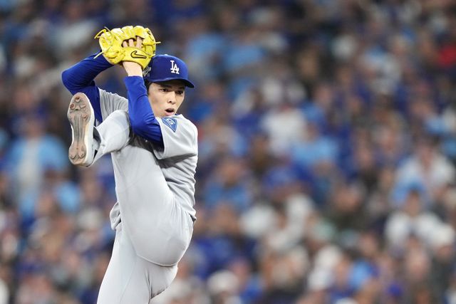 다저스 사사키 로키는 2026 WBC 출전이 불발됐다. 그는 올해 오른쪽 어깨 부상으로 60일짜리 IL에 오른 적이 있다. AP뉴시스
