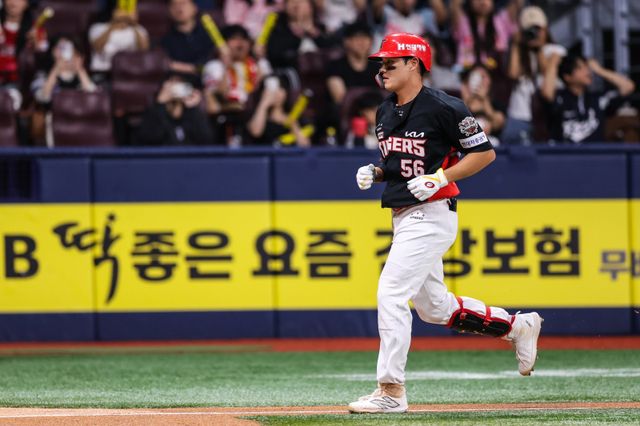 KIA 오선우는 2025시즌 잠재력을 터트리며 한 단계 성장했다. 다음 시즌에는 팀 타선의 부족한 장타를 채워야 한다. 사진제공｜KIA 타이거즈