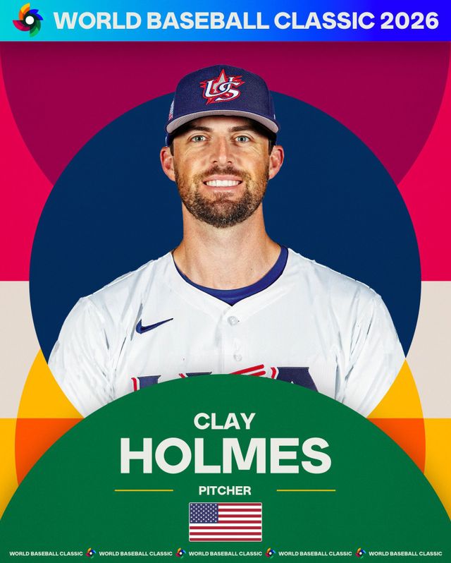클레이 홈즈. 사진=월드베이스볼클래식 SNS