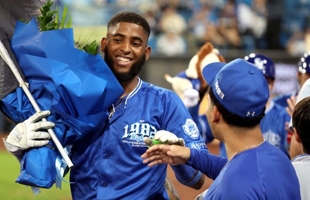 삼성 르윈 디아즈는 2025시즌 50홈런으로 리그 홈런왕에 올랐다. 그는 다음 시즌 홈런왕 타이틀 방어에 돌입한다. 뉴시스