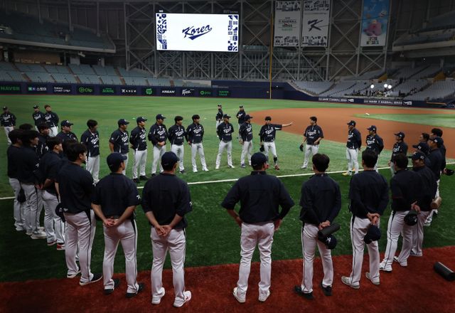 한국 야구대표팀. 사진=뉴시스