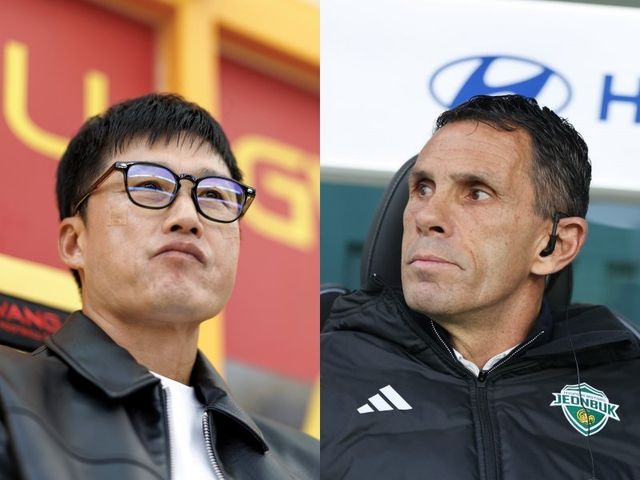광주와 전북은 6일 오후 1시30분 서울월드컵경기장서 열리는 코리아컵 결승에서 맞붙는다. 광주 이정효 감독(왼쪽)과 전북 거스 포옛 감독. 사진제공｜한국프로축구연맹