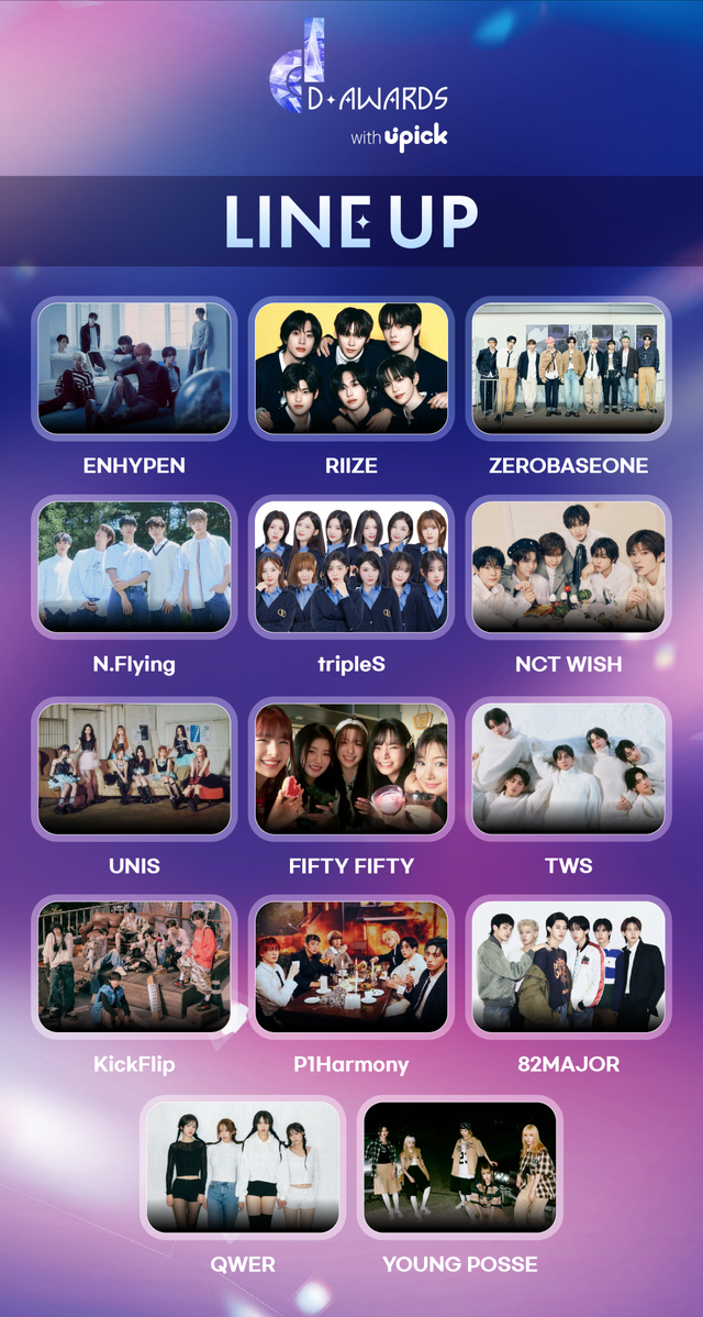 제1회 디 어워즈 무대를 빛낼 퍼포먼스 라인업