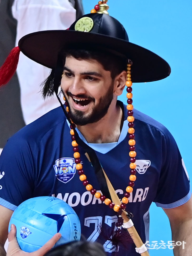 우리카드 아시아쿼터 선수 알리. 스포츠동아DB