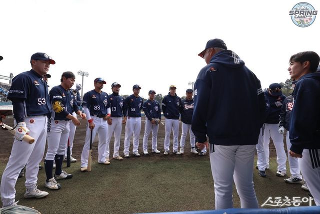 두산 베어스 타자들. 사진제공｜두산 베어스