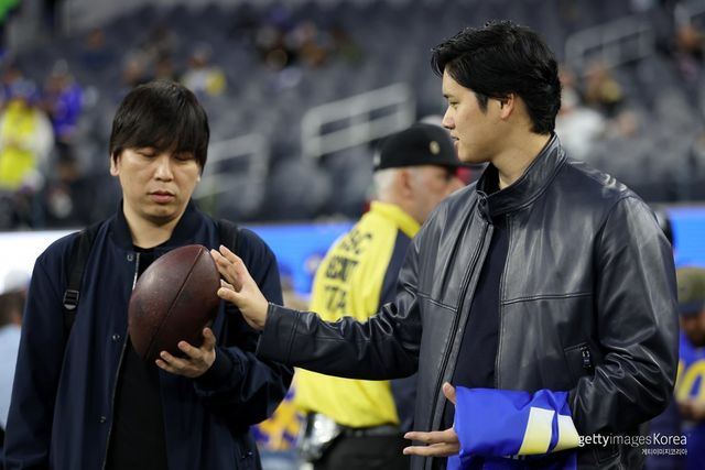 미즈하라 잇페이-오타니 쇼헤이. 사진=게티이미지코리아