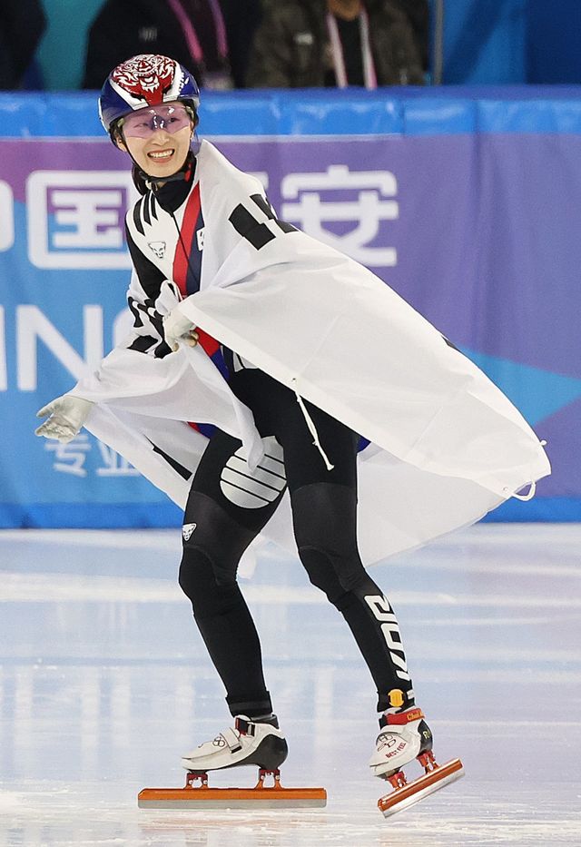 최민정. 하얼빈(중국)｜뉴시스