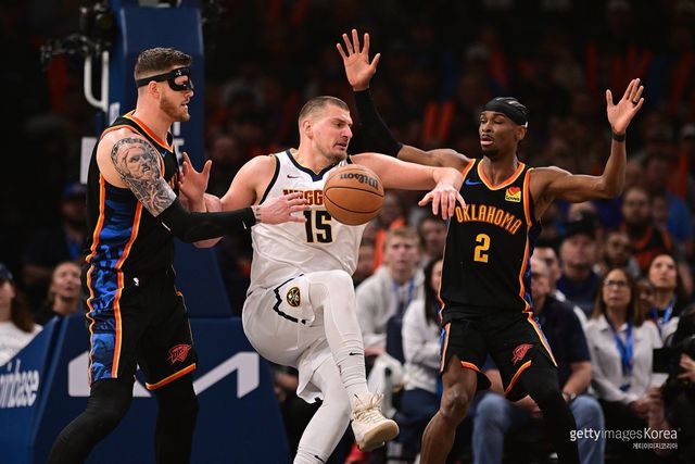 덴버 너게츠 vs 오클라호마시티 썬더. 사진=게티이미지코리아