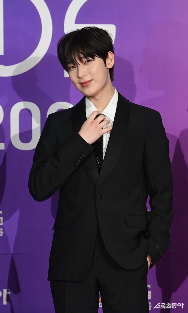 스포츠동아가 주최하고 ‘유픽과 함게하는 제1회 디 어워즈(D Awards with UPICK)’(주최: 스포츠동아, WSM · 주관: UPICK, WSM · 후원: G.K Link, ITTA)가 22일 고려대학교 화정체육관에서 열렸다. 엔하이픈 선우가 포즈를 취하고 있다. 주현희 기자 teth1147@donga.com