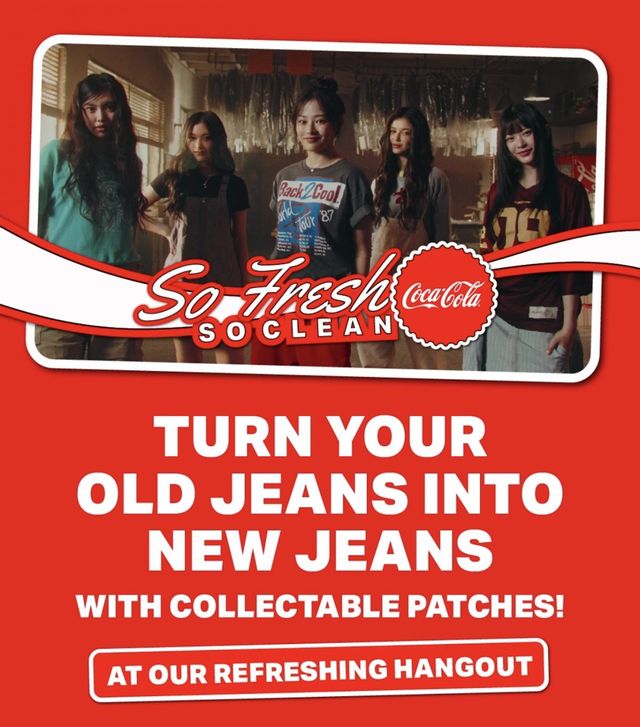 독자 행보에 나선 뉴진스 멤버들을 상대로 한 소속사 어도어의 광고 계약 체결 등 금지 가처분 신청 첫 심리가 진행된 가운데, 뉴진스 출연 새 CF가 해외에서 등장해 눈길을 끈다. 사진|코카콜라 말레이시아 SNS 캡처