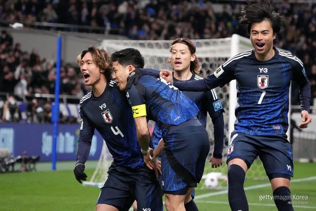 일본 축구대표팀. 사진=게티이미지코리아