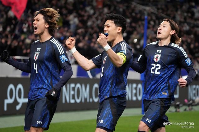일본 축구대표팀. 사진=게티이미지코리아