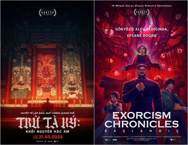 ‘퇴마록’ 베트남, 튀르키예 현지 포스터, 사진제공｜쇼박스