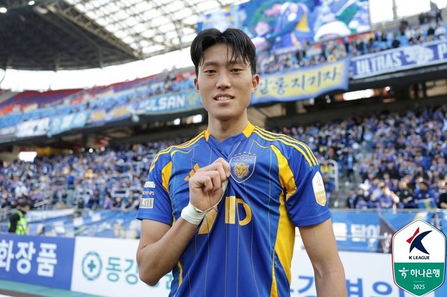 울산 허율은 이적 첫해 5경기 3골로 맹활약하고 있다. 전임자인 주민규의 그늘에서 벗어나며 울산의 주전 스트라이커로 당당히 우뚝 섰다. 사진제공｜한국프로축구연맹