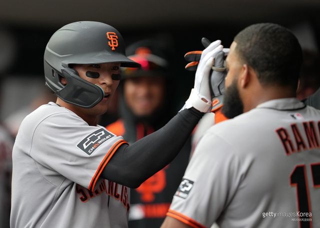 이정후-엘리엇 라모스. 사진=게티이미지코리아