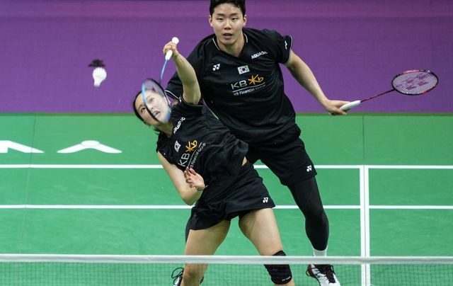 한국배드민턴은 2024파리올림픽 이후 복식조 개편이 불가피했다. 남자복식에만 전념하기로 결정한 서승재(뒤), 최근 이종민과 호흡을 맞추게 된 채유정 등이 오를레앙마스터스에서 가능성을 보이며 전망을 밝히고 있다. 신화뉴시스