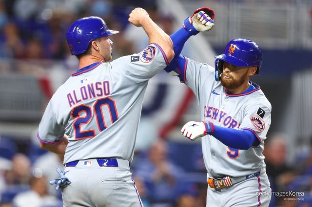 피트 알론소-브랜든 니모. 사진=게티이미지코리아