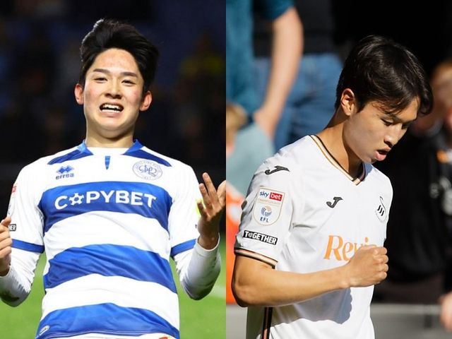 QPR 양민혁(왼쪽)과 스완지시티 엄지성이 10일(한국시간) 나란히 공격 포인트를 기록했다. 양민혁은 옥스퍼드와 원정경기에서 시즌 2호 골을 넣었고, 엄지성은 플리머스와 홈경기에서 어시스트를 올렸다. 사진출처｜QPR·스완지시티 페이스북