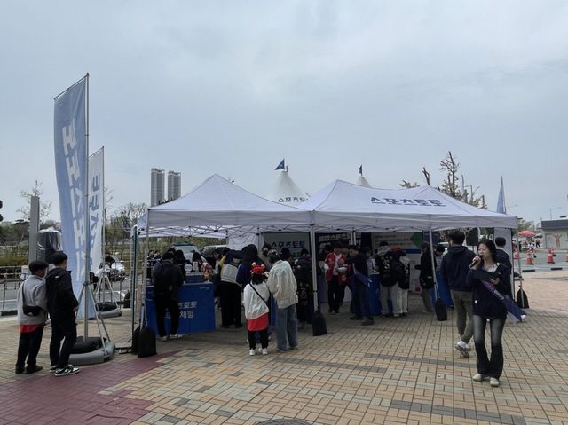 12일 광주챔피언스필드(KIA-SSG전)에서 열린 ‘내 응원의 함성을 스포츠토토와 함께‘행사장 전경’.