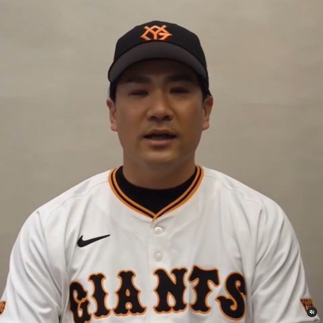 다나카 마사히로. 사진=요미우리 자이언츠 SNS