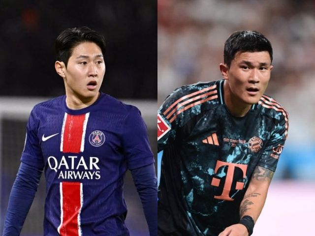 PSG 이강인(왼쪽)과 바이에른 뮌헨 김민재 모두 부상에 시달리고 있다. 그러나 둘의 상황은 다르다. 이강인은 전열을 이탈해 당분간 주전 경쟁을 걱정해야 하는 처지인 반면 김민재는 부상을 달고도 계속 뛰어야 한다. 사진출처｜ 이강인 SNS·스포츠동아DB