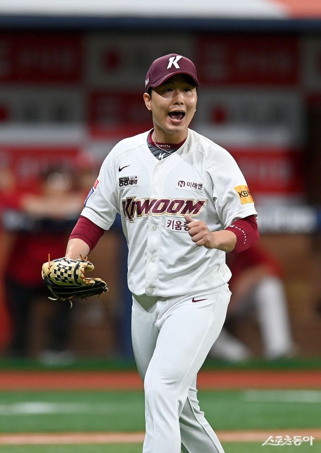 키움 김성민이 올 시즌 첫 1군 엔트리에 등록됐다. 스포츠동아 DB