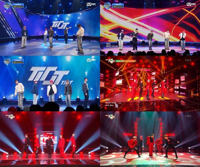 [사진 = Mnet ‘엠카운트다운’, KBS2 ‘뮤직뱅크’ 방송 화면 캡처]