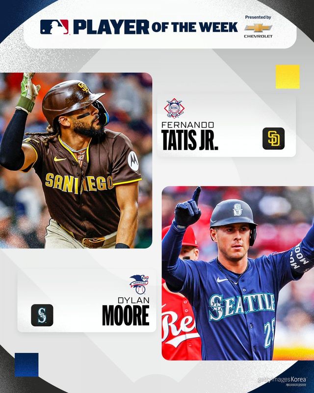 페르난도 타티스 주니어-딜런 무어. 사진=메이저리그 공식 SNS