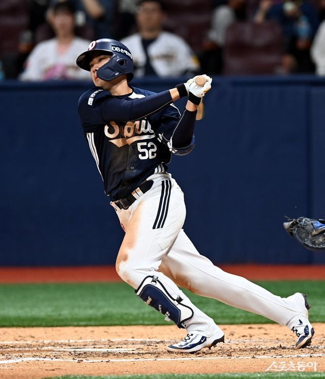 두산의 올 시즌 1라운드 신인 박준순은 12일간의 1군 경험을 끝내고 23일 엔트리에서 제외됐다. 이승엽 두산 감독은 “발전한 모습을 모이면 당연히 또 올라올 것”이라며 그의 기를 살렸다. 스포츠동아 DB