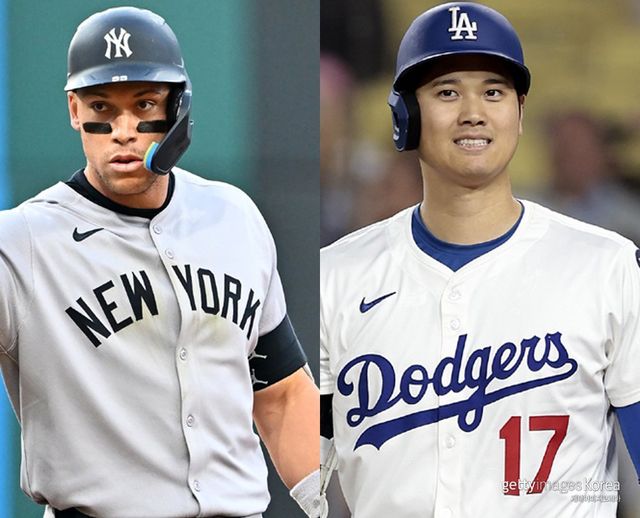 애런 저지-오타니 쇼헤이. 사진=게티이미지코리아