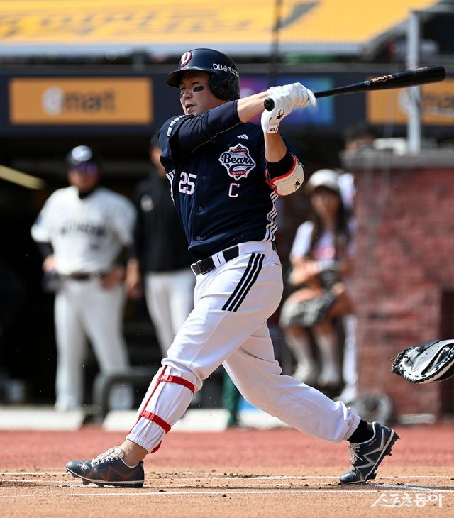 두산 양의지가 올 시즌 첫 홈런을 터트렸다. 스포츠동아 DB